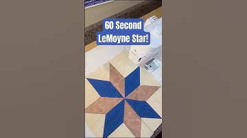 Make this LeMoyne Star Quilt Block with me in a minute! #quiltingtutorial #quilted #starquilt #diy