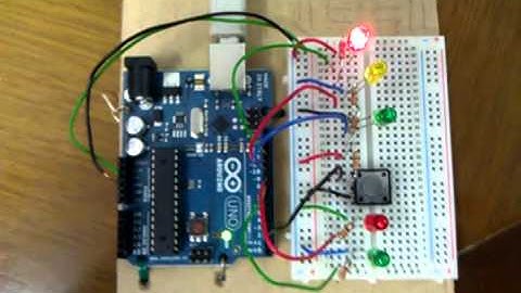 Pedestrian Interactive Traffic Light Using Arduino UNO