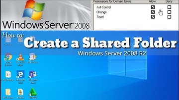 Creating a Shared Folder & Folder Mapping