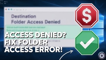 👉[FIXED]👈😍 - How To Fix Destination Folder Access Denied Error Windows 11/10 - 2024
