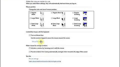 Ease Of Access Center Windows 7