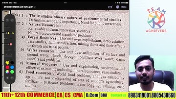 SGBAU B.COM SEM 4 EVS