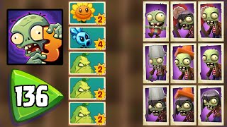 Plants vs. Zombies 3 - Begonia Boulevard Level 136 [No Boosters]