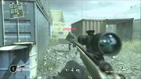 Call of Duty 4 1v1 quick scope (stfub92) part 3
