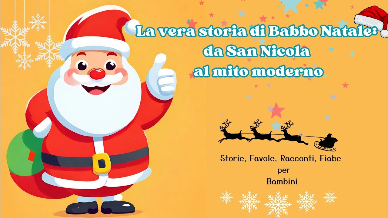 🎅𝐋𝐀 𝐕𝐄𝐑𝐀 𝐒𝐓𝐎𝐑𝐈𝐀 𝐃𝐈 𝐁𝐀𝐁𝐁𝐎 𝐍𝐀𝐓𝐀𝐋𝐄🔔Storia di Natale per bambini🎄Racconto
