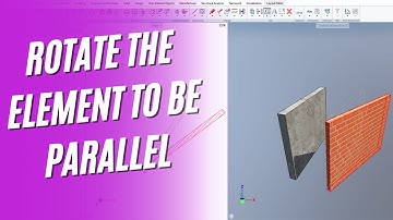 How to Rotate Elements Perfectly to Fit Existing Structures in Allplan?