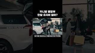 2025 카니발 풀할부 한달 유지비 얼마일까?