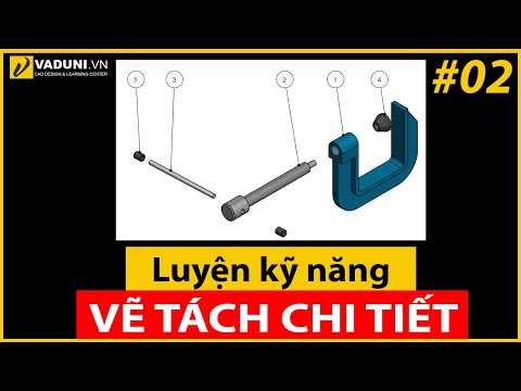 Video Học AutoCAD | Luyện kỹ năng vẽ tách chi tiết bằng... - YouTube