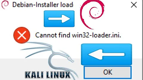 cannot find win32-loader.ini