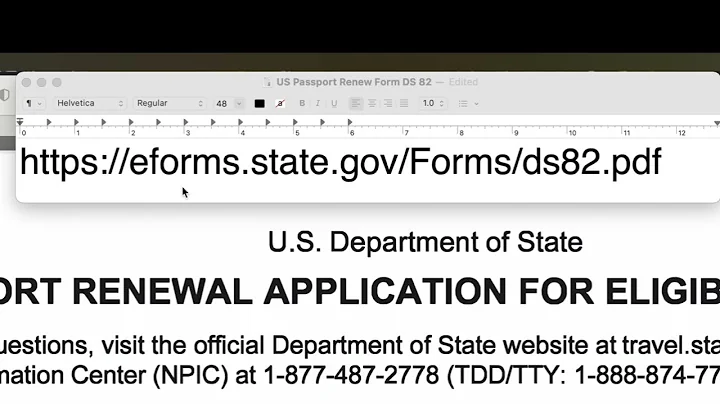 How to find DS 82 US Passport renew forms online