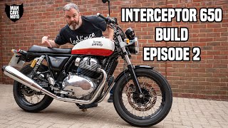 Royal Enfield Interceptor 650 Project  Ep.2 Air Filter & Custom Panels