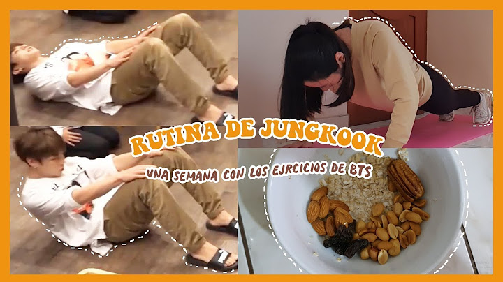 Seguí la rutina de ejercicios de JUNGKOOK BTS + Mi dieta | JMARYLINJ