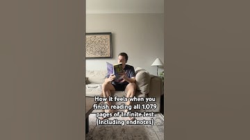 When you finish reading Infinite Jest