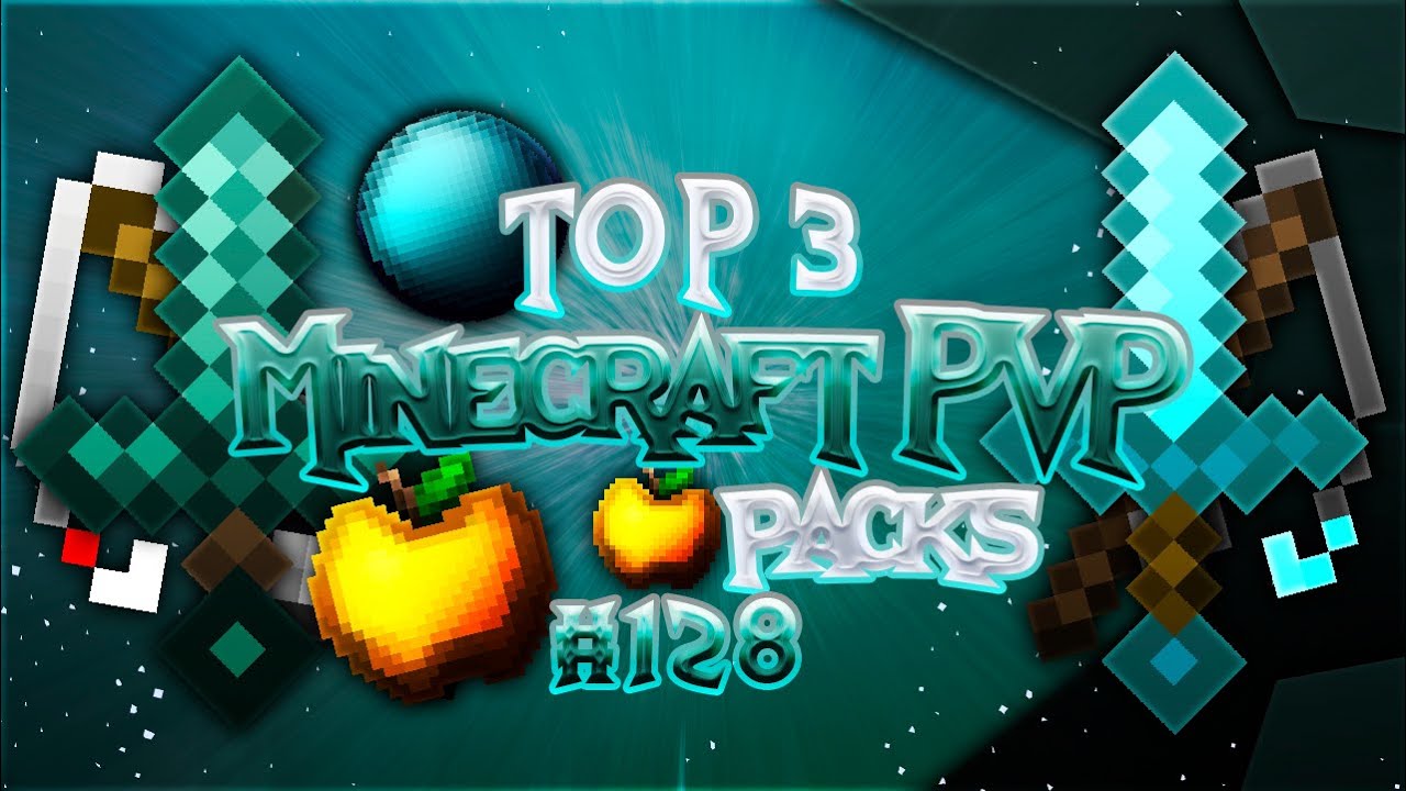 TOP 3 BEST MINECRAFT PVP TEXTURE PACKS 128 For Hypixel (UHC/Skywars