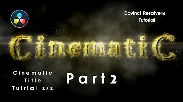 Cinematic Title in Fusion! (2/2)/ 【後編】音と映像を合わせてスモークと光とパーティクルを追加する方法 | Davinci Resolve Fusion チュートリアル