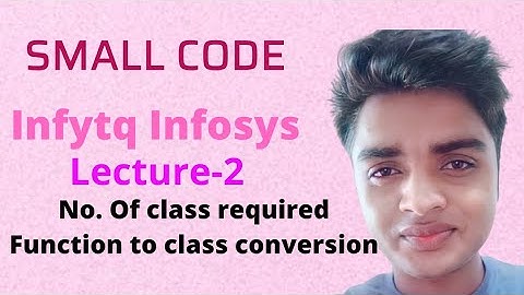 Infosys Infytq Python lecture 03 @_smallcode_