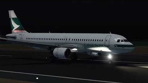 A320 Landing at Hong Kong (ICAO: VHHH)