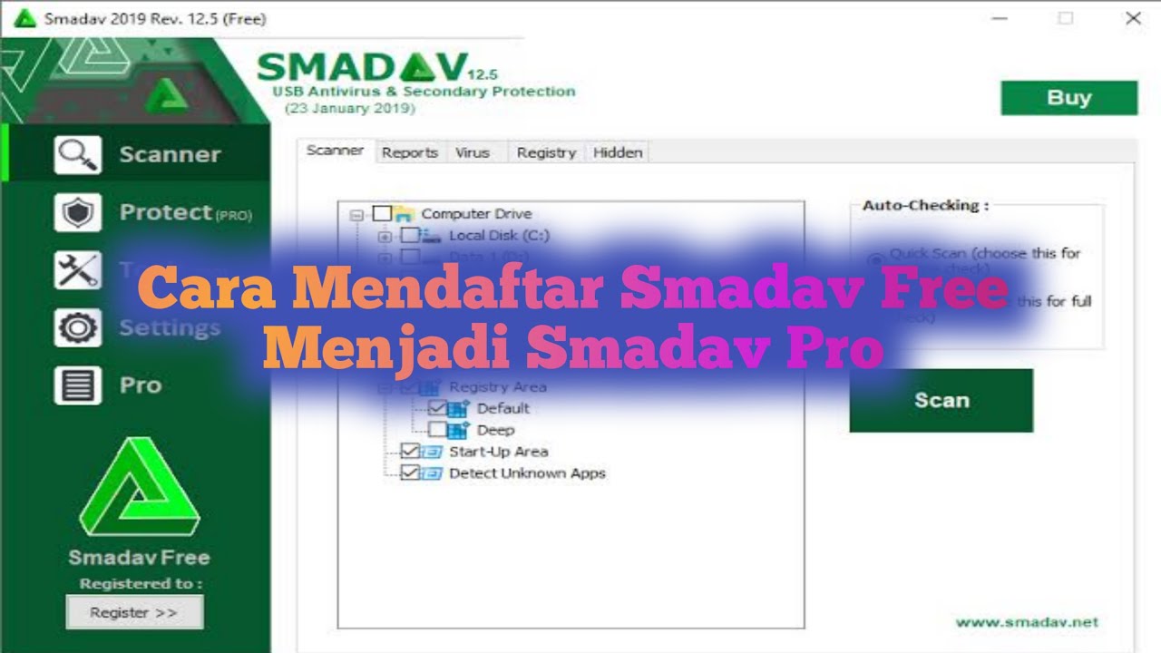 cara daftar pro smadav