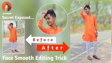 autodesk sketchbook editing | face smooth editing | sketchbook editing | autodesk photo editing