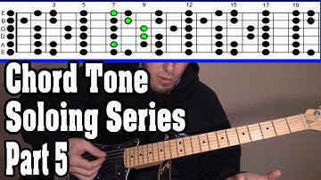 Chord Tone Soloing Series (Part 5) - Minor Chords Within the "CAGED" System
