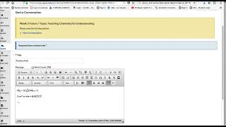 Sakai Discussion Forum Buttons screenshot 1