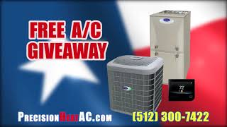 Free Air Conditioning System From Precision Heating & Air! - Austin Texas