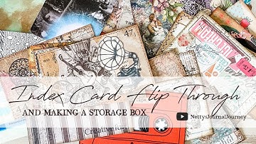 Index Card art flip through