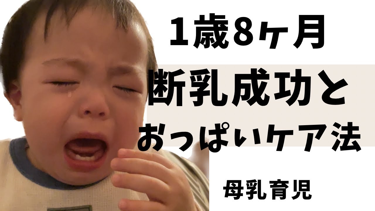 寝ない子育児 1歳8ヶ月断乳成功 後半はおっぱいのケア法について 何度も起きてた息子 結果は如何に Youtube