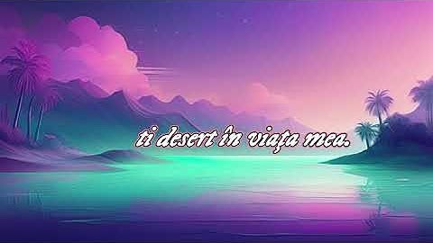 Edward Sanda, BiBi - Tu ești desert (Versuri / Lyrics)