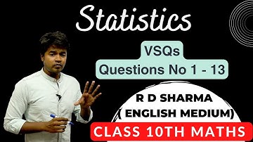Statistiek | Wiskunde klas 10 | R D Sharma-oplossing | Hoofdstuk 15 | VSQ