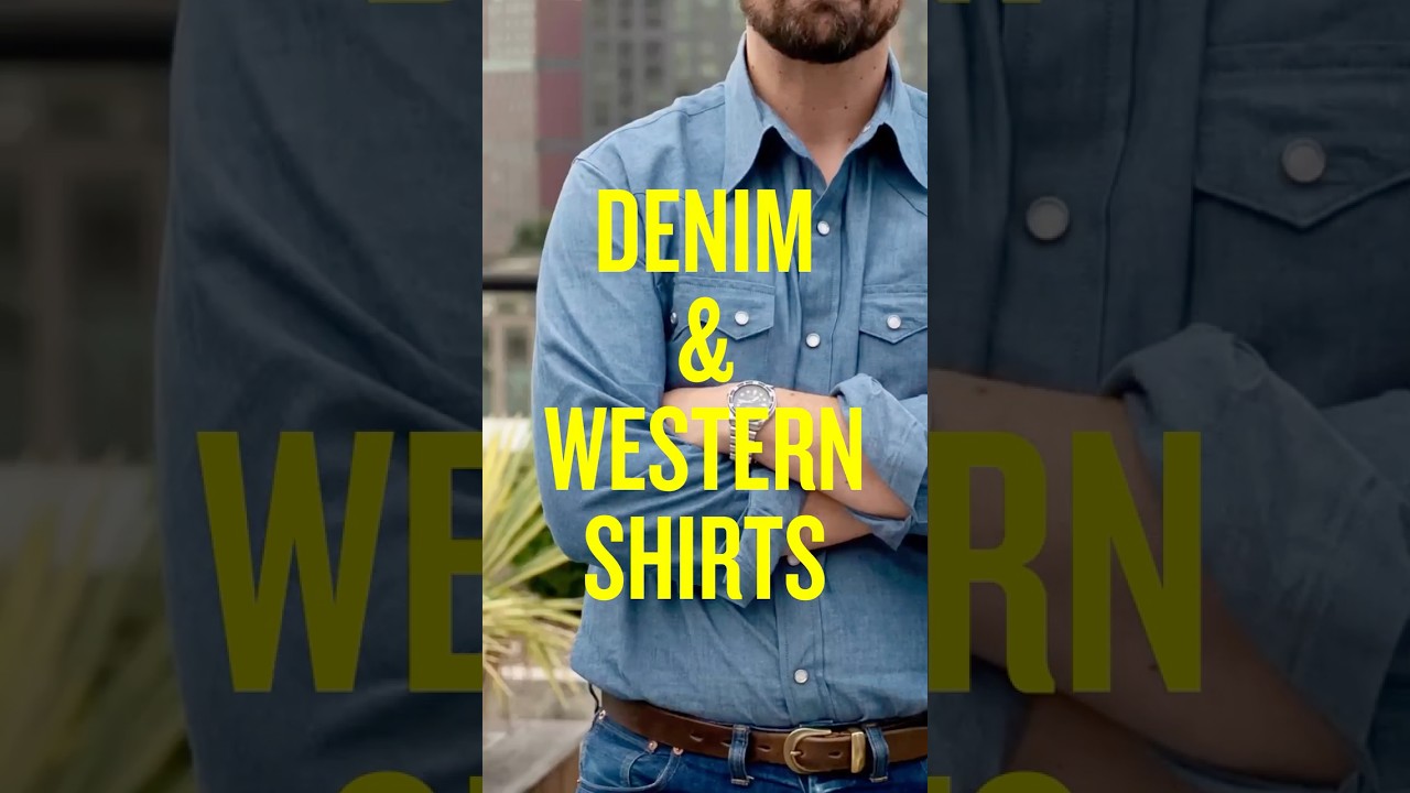 Why Denim and Western Shirts Belong in Every Man’s Wardrobe 👔 | Coming Soon on 