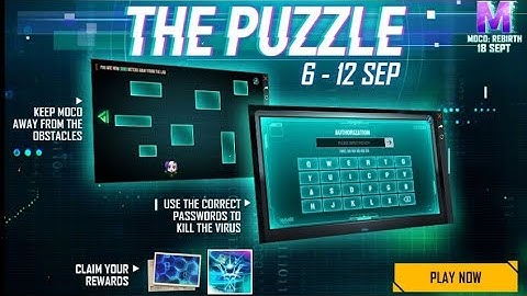 How To Solve Moco Rebirth Puzzle On Free Fire 🔥🔥