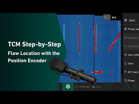 TCM Step By Step Part 1 Flaw Location With The Position Encoder 