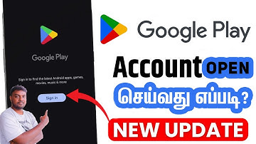 How to Create a Google Play Store Account | Play Store Sign Up & Sign In Tutorial tamil