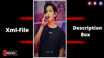 Trend 💞💝 Attitude Xml File 😈⚡New Trend Xml File 🥵 Sabir Bro 🤍 Preset By - @sabirbroxml