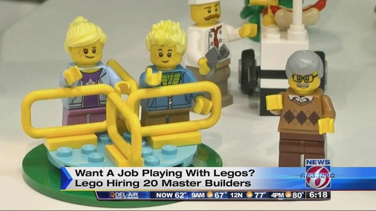 Lego hiring 20 master builders YouTube