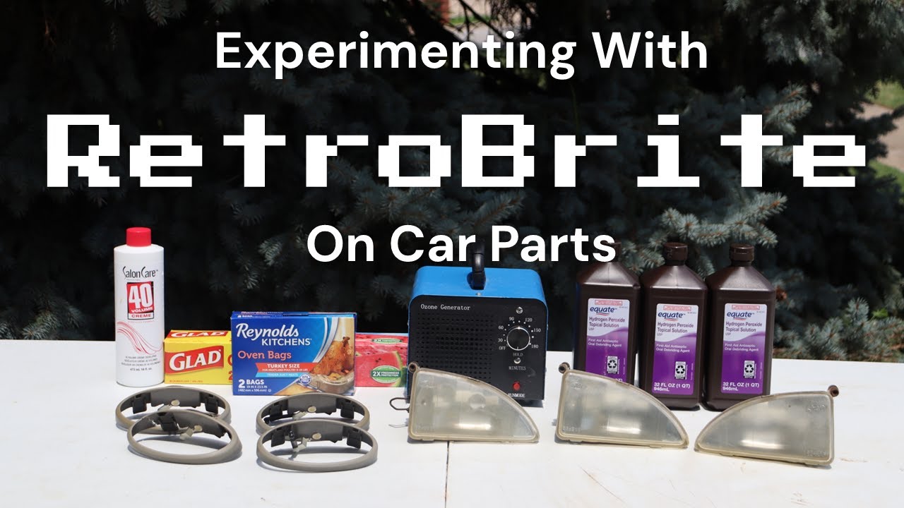 Can You Restore Car Headlights Using Retrobrite? - Experimenting With ...
