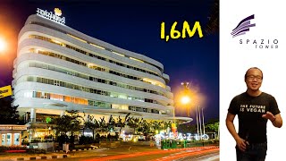1,6M Office Tower Bisnis, Hotel, F&B, Ballroom di Pusat CBD Surabaya Barat, Spazio Tower by Intiland
