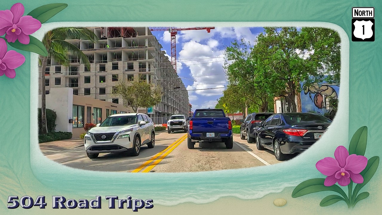 ⁴ᴷ Поездка № 1164 — шоссе US-1 N — Флорида, миля 225,6–229,4 | Уэст-Палм-Бич, часть 2