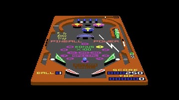 Commodore 64 Game: 3D Pinball Power (1989 Mastertronic)