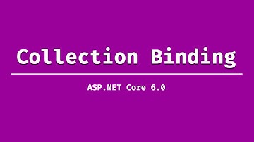Binding to collection in ASP.NET Core 6.0