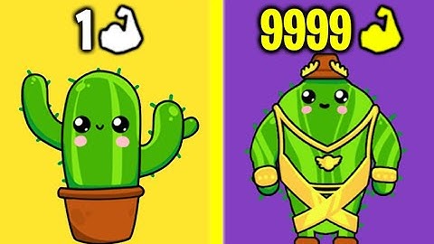 MOST STRONGEST CACTUS BEAST EVOLUTION! Max Level Cactus in Cactus Evolution! (9999+ Level Cactus!)