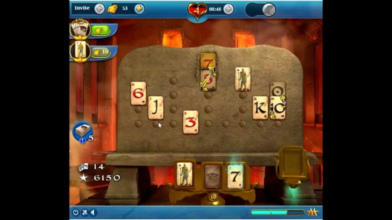 Pyramid Solitaire Saga level 78, 3 stars 😈