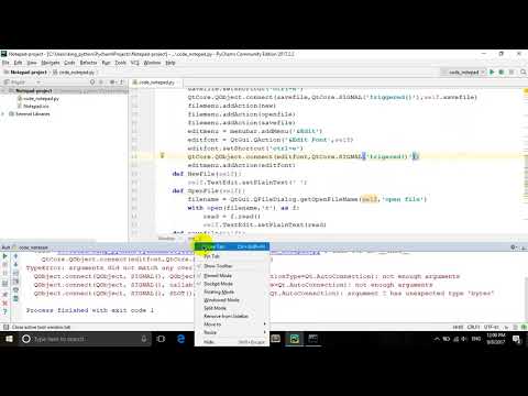 Notepad Programming with