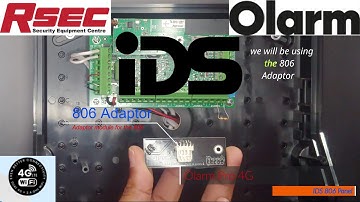 Olarm Pro 4G panel connection (IDS 806 Panel)