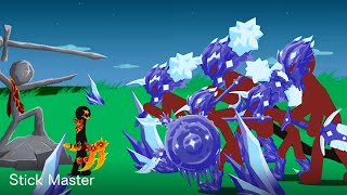 Lava vs Ice (new skin design)  stick war legacy animation