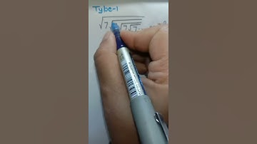 घातांक और करणी की खतरनाक ट्रिक | Surds and Indices | Type-1 & 2 #shorts #ytshort #shortvideo