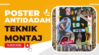 POSTER ANTIDADAH | SAY NO TO DRUGS | TEKNIK MONTAJ