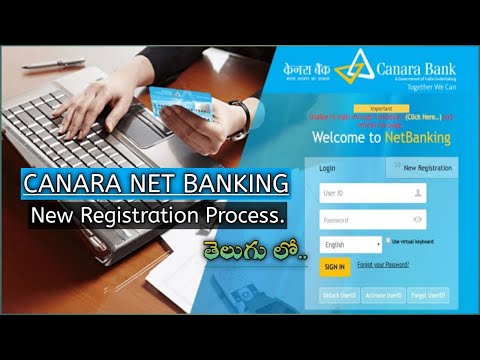 Canara Bank Internet Banking New Registration Process in Telugu 2021 || Canara Bank Net Banking