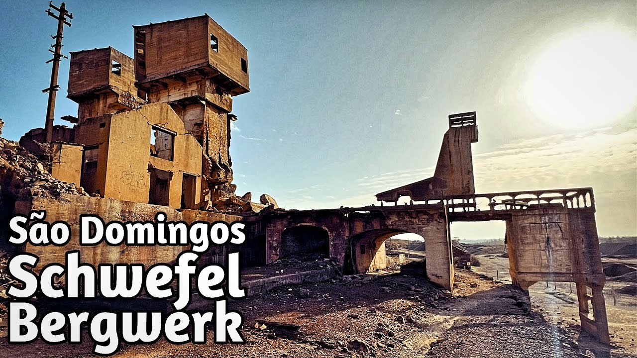 Die alten Pyrit-Minen von São Domingos - Portugals riesiges Lost Place Bergwerk
